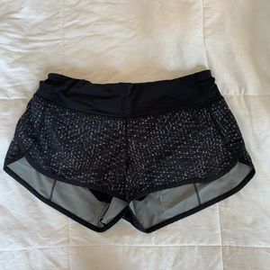 Lululemon speed up short heathered lux